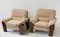 Mid-Century Modern Armchairs attributed to Sapporo for Mobil Girgi, 1970s, Set of 2, Image 6