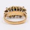 Vintage 9k Yellow Gold Ring with Sapphires, 1970s, Image 5