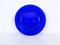 Round Cobalt Blue Murano Glass Dinner Plates, Italy, 1980s, Set of 6 6
