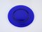 Round Cobalt Blue Murano Glass Dinner Plates, Italy, 1980s, Set of 6 3