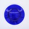 Round Cobalt Blue Murano Glass Dinner Plates, Italy, 1980s, Set of 6 12