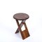 Mid-Century TS Folding Stool in Oak attributed to Roger Tallon for Sentou, France, 1970s, Image 7