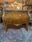 Inlay Marble Top Bombe Chest of Drawers 1