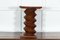 Mid-Century French Elm Corkscrew Pedestal Table 6