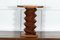 Mid-Century French Elm Corkscrew Pedestal Table 8