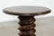 Mid Century French Elm Corkscrew Pedestal Table 11