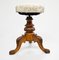 Victorian Piano Stool with Adjustable Seat, 1860s 1