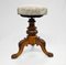 Victorian Piano Stool with Adjustable Seat, 1860s, Image 2