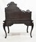 Carved Japanese Desk and Chair, 1880s 13