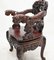 Carved Japanese Desk and Chair, 1880s 18