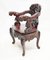 Escritorio y silla japoneses tallados, década de 1880, Imagen 16