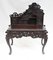 Carved Japanese Desk and Chair, 1880s, Image 4