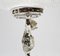 Cherubino Comport in vetro e argento placcato, Francia, set di 2, Immagine 8
