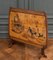 Pyrographed Wooden Fire Screen Breton Market Monogram 6