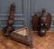 17th Century Oak Column Decorated with Eagle with Outstretched Wings 8