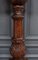 17th Century Oak Column Decorated with Eagle with Outstretched Wings 11