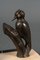 Tintero con pájaro carpintero Art Déco en rama de mármol de Franjou Hippolyte Moreau, años 30, Imagen 7