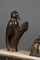Tintero con pájaro carpintero Art Déco en rama de mármol de Franjou Hippolyte Moreau, años 30, Imagen 11