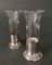 Ab Goldsmith Soliflore Tealight Holders with Minerva Silver Base, Set of 2 4