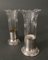 Ab Goldsmith Soliflore Tealight Holders with Minerva Silver Base, Set of 2, Image 4