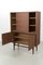 Teak Vitrine mit ausziehbarem Regal 2