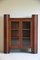 Walnut Glazed Bookcase, 1930s 1