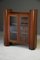 Walnut Glazed Bookcase, 1930s 4