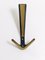 Mid-Century Brass Double Wall Hook attributed to Herta Baller, Vienna, Austria, 1950s 15