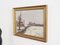 Artiste Scandinave, The Winterscape, 1960s, Huile sur Toile, Encadrée 3