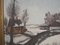 Artiste Scandinave, The Winterscape, 1960s, Huile sur Toile, Encadrée 13