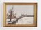 Artista scandinavo, The Winterscape, anni '60, Olio su tela, Incorniciato, Immagine 5