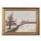 Scandinavian Artist, The Winterscape, 1960s, Oil on Canvas, Framed 1