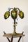 Art Nouveau Table Lamp with Murano Glass Lampshade, 1920s, Image 12