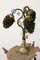 Jugendstil Tischlampe mit Lampenschirm aus Muranoglas, 1920er 1