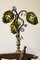 Jugendstil Tischlampe mit Lampenschirm aus Muranoglas, 1920er 6