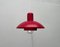 Mid-Century Danish Red Model 728 Pendant Lamp from Horn, 1960s, Image 5