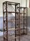 Vintage Bookcases with Glass Shelves, 1970s, Set of 2 4