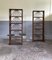 Vintage Bookcases with Glass Shelves, 1970s, Set of 2, Image 2