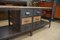 Industrial Oak Workshop Sideboard with 6 Polished Riveted Metal Drawers and Waxed Beech Top, 1950s 14