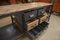 Industrial Oak Workshop Sideboard with 6 Polished Riveted Metal Drawers and Waxed Beech Top, 1950s 13