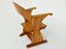 Set of Swiss Alps Sculptural Chairs in Walnut, 1930s 5