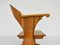 Skulpturale Schweizer Alpen Stühle aus Nussholz, 1930er, 2er Set 6