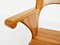 Set of Swiss Alps Sculptural Chairs in Walnut, 1930s 9