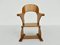 Set of Swiss Alps Sculptural Chairs in Walnut, 1930s 1