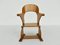 Skulpturale Schweizer Alpen Stühle aus Nussholz, 1930er, 2er Set 1
