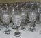 Set aus Kristallglas & Glas im Empire-Schliff von Sainte Anne Crystal Factory, Belgien, 19. Jh., 175 . Set 4