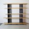 Modernist Foltern Shelves with Brackets in Black Steel Sheet by Charlotte Perriand, 1970s 7
