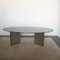 Table with Metal Structures with Golden Finishes and Crystal Top, 1970s 7