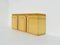 Sculptural Polished Birch Root Sideboard with Brass Detailed Rounded Doors and Drawers from Turri, 1970s, Image 2
