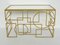 Sculptural Geometric Consolle in Brass and Mirrored Glass by Turri, 1970s, Image 3
